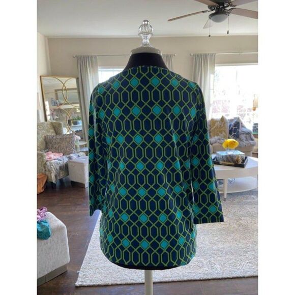 Talbots Geometric Shape Shirt (Medium) - Picture 4 of 6